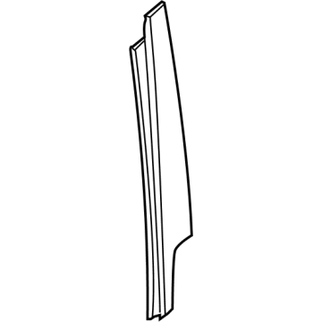BMW 51-33-7-428-681 FINISHER WINDOW FRAME B-PILL