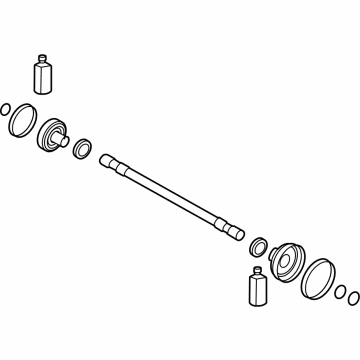 Hyundai 498R7-GI000 SHAFT KIT, RH