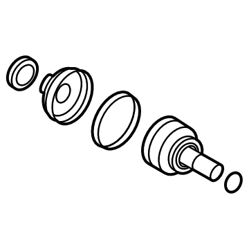 Hyundai 498R3-GI000 JOINT KIT-DIFF SIDE, RH