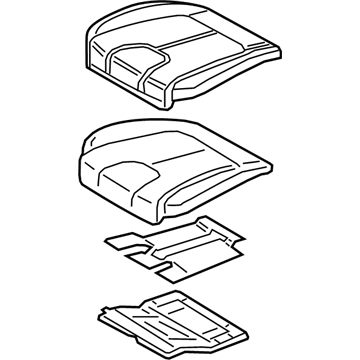 Hyundai 88200-S2000-PTN Cushion Assembly-FR Seat, RH
