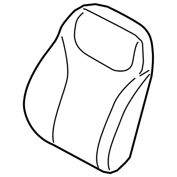 Hyundai 88450-S2000 Pad Assembly-FRT Seat Back, RH