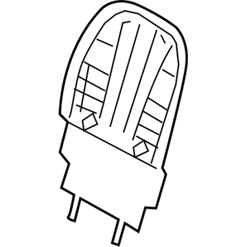 Hyundai 88391-S2100-NNB Map Board Assembly-FRT Seat Back, L
