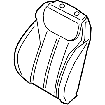 Hyundai 88460-S2000-PTH Front Right-Hand Seat Back Covering Assembly