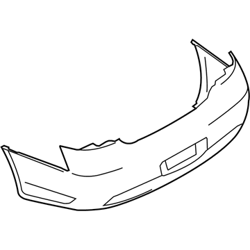 Infiniti 85022-1NF1H Rear Bumper FASCIA