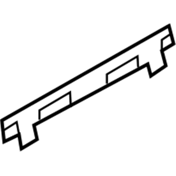 Infiniti 85071-JK60A Finisher-Rear Bumper, Center