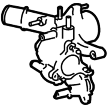 Toyota 16320-31021 Water Inlet