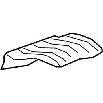 Honda 74694-T2A-A00 Plate L, Slncr Baf