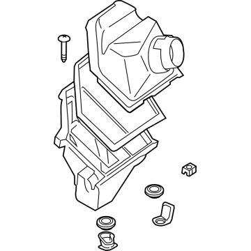 BMW 13-71-7-934-479 Intake Muffler Left