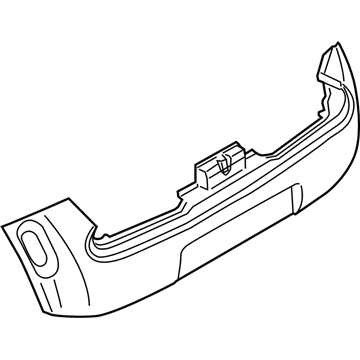 Nissan HEM22-1FC0H Face Rear BUMPR