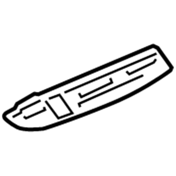 Nissan 85222-1FA0B Bracket-Rear Bumper Side, RH