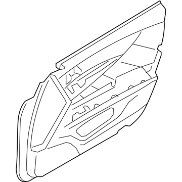 Infiniti 80900-1MA5A Finisher Assy-Front Door, RH