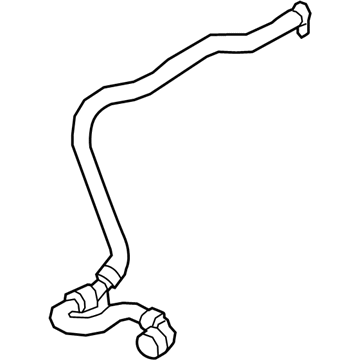 BMW 17-12-8-654-846 COOLANT RETURN LINE