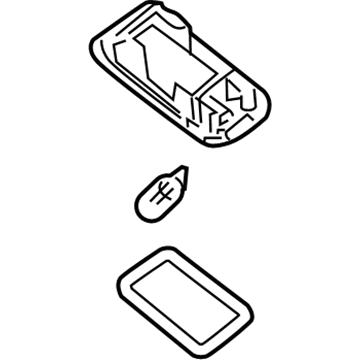 Infiniti 26460-ZX00A Lamp Assembly Spot