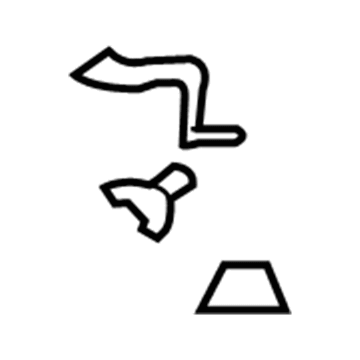 Ford 4L3Z-8A193-AA Radiator Support Bracket