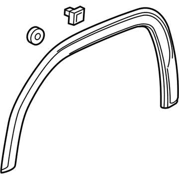 GM 23396047 Wheel Opening Molding