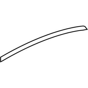 Hyundai 86382-0U000 Tape-Rear Door Black Frame Upper, LH