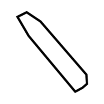 Hyundai 86383-0U000 Tape-Rear Door Black Rear, LH
