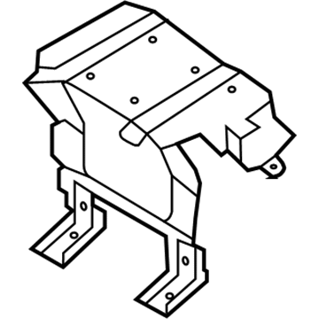 Hyundai 84631-1R000 Bracket-Floor Console Mounting, Rear