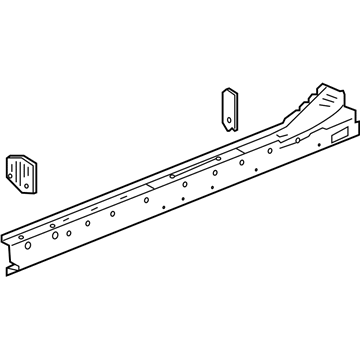 GM 23495168 Rocker Reinforcement