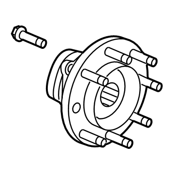 GM 13544069 HUB ASM-FRT WHL