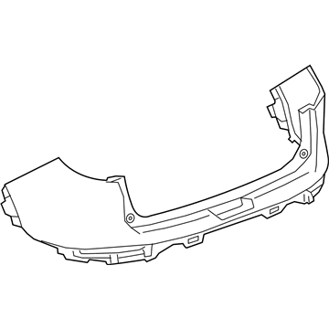 GM 84346629 FASCIA-RR BPR UPR *SERVICE PRIM