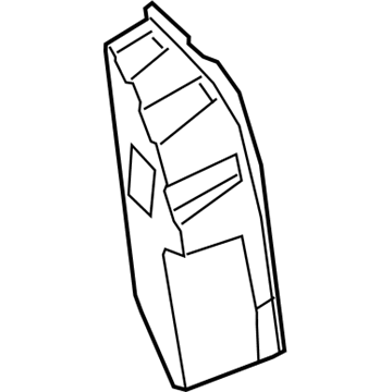 BMW 51-71-7-385-673 Seal, Rear, Side Panel, Rear Left