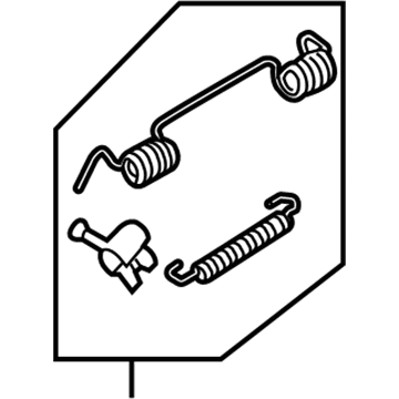 Ford CL3Z-2069-A Park Brake Shoes Pin