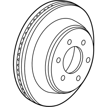 Ford FL3Z-2C026-E ROTOR ASY - BRAKE