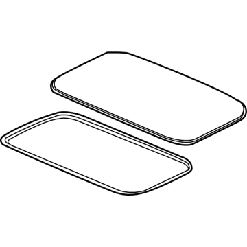Honda 70200-TLA-A02 Glass Assembly, Roof