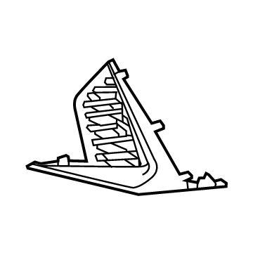 Lexus 53105-53010 GARNISH Sub-Assembly, Ra