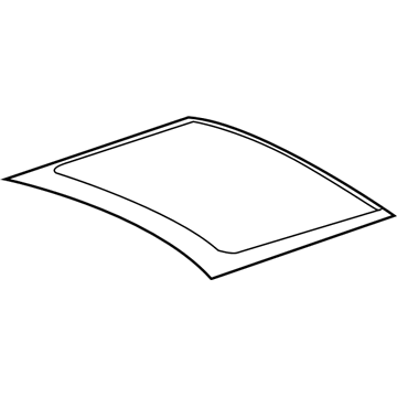 Ford HP5Z-54500A18-B Rear Glass