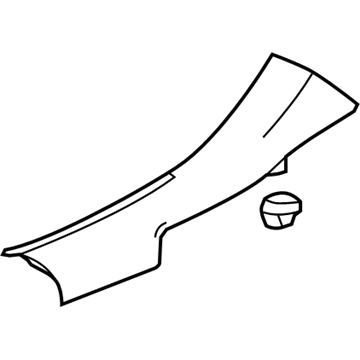 GM 84445015 Rear Sill Plate