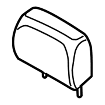 BMW 52-20-8-038-699 Headrest Leather