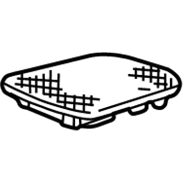 Honda 77132-S0X-A01ZA Lid Assy., R. Instrument (Upper) *G48L* (DARK FERN)