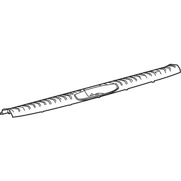 Lexus 58574-60150-C0 PLATE, RR FLOOR MAT