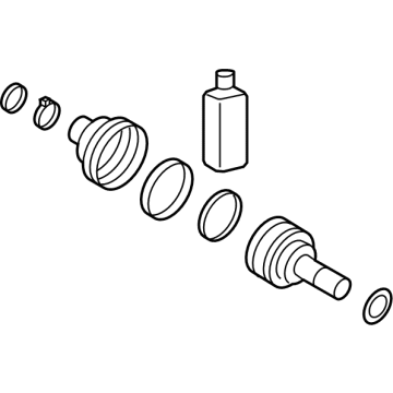 Kia 49682C5000 Joint Kit-Rear Axle Differential
