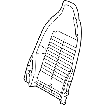 BMW 52-10-8-407-420 Backrest Frame