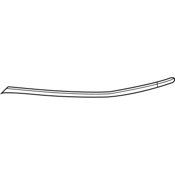 Lexus 53395-60110 SEAL, HOOD TO FR END