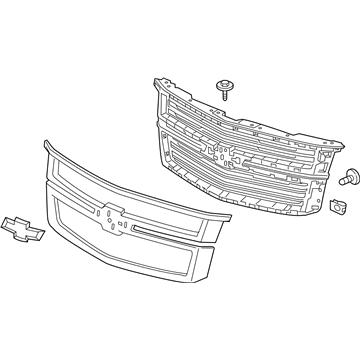 GM 84245984 Grille Assembly