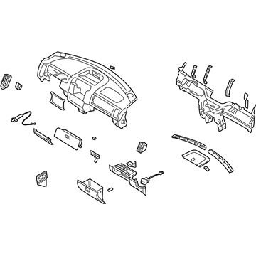 Kia 0K52Y55100HCY Panel Assembly-INSTRUMEN