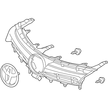 Toyota 53101-06441 Grille Assembly