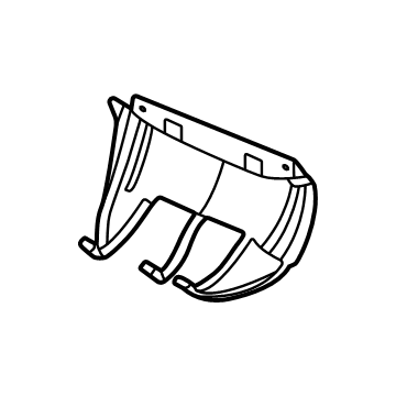 GM 84791235 COVER ASM-F/SEAT BK RR LWR *BLACK