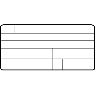 Hyundai 32421-2GTA1 Label-Emission