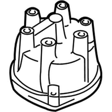 Nissan 22162-7B000 Cap Assy-Distributor