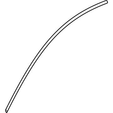 GM 22999252 Molding Asm-Front Side Door Window Upper Reveal