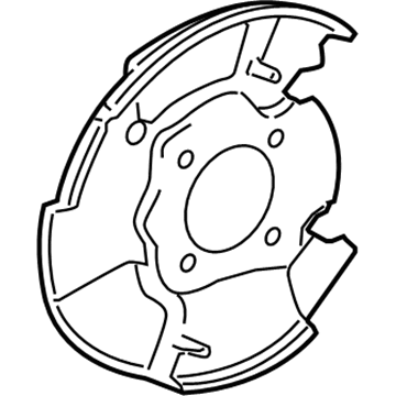 Toyota 47781-04050 Splash Shield
