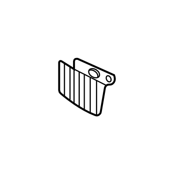 Kia 86827R0000 DEFLECTOR ASSY-RR WH