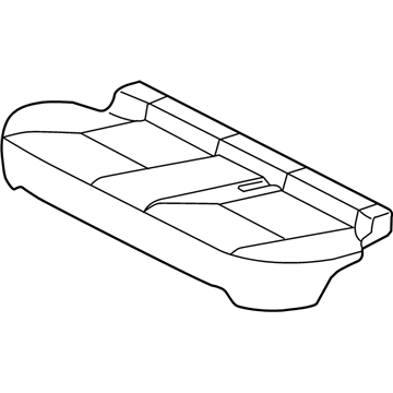 Lexus 71075-76020-A6 Rear Seat Cushion Cover Sub-Assembly (For Bench Type)