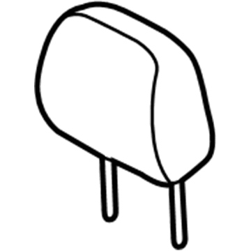 Lexus 71940-76060-A0 Headrest Assy, Rear Seat