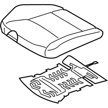 Hyundai 88100-3X710-MAP Cushion Assembly-Front Seat, Driver